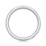Brushed Finish Men's Round Stones Wedding Band 2