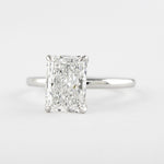 1.8 CT Radiant Cut Solitaire Style Moissanite Engagement Ring 5