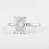 1.8 CT Radiant Cut Solitaire Style Moissanite Engagement Ring 5