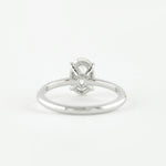 1.91 CT Oval Double Hidden Halo & Pave Moissanite Engagement Ring 4