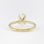 4.0 CT Oval Cut Solitaire Style Moissanite Engagement Ring 5