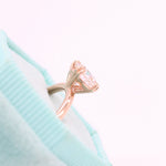 1.0 CT Round Cut Solitaire Moissanite Engagement Ring 7