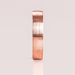 Classic Brushed-Finish Rose Gold Men's Band 4