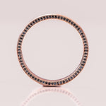 Classic Brushed-Finish Rose Gold Men's Band 3
