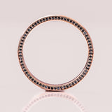 Classic Brushed-Finish Rose Gold Men's Band 3