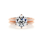 1.0 CT Round Solitaire CVD F/VS Diamond Bridal Ring Set 11