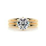 1.50 CT Round Solitaire CVD F/VS Diamond Bridal Ring Set 8