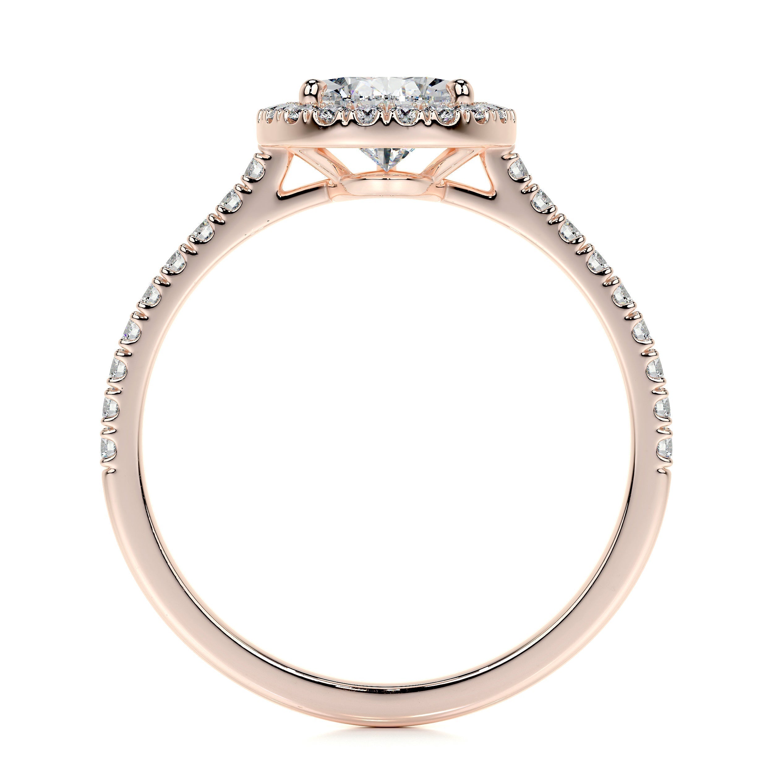 1.50 CT Pear Halo CVD F/VS2 Diamond Engagement Ring 17