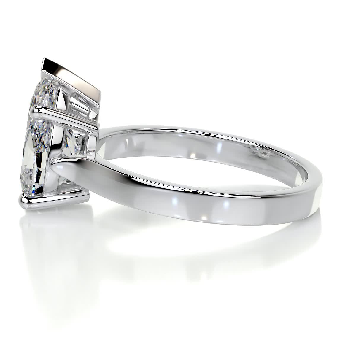 2.0 CT Round Solitaire CVD E/VS2 Diamond Engagement Ring 33