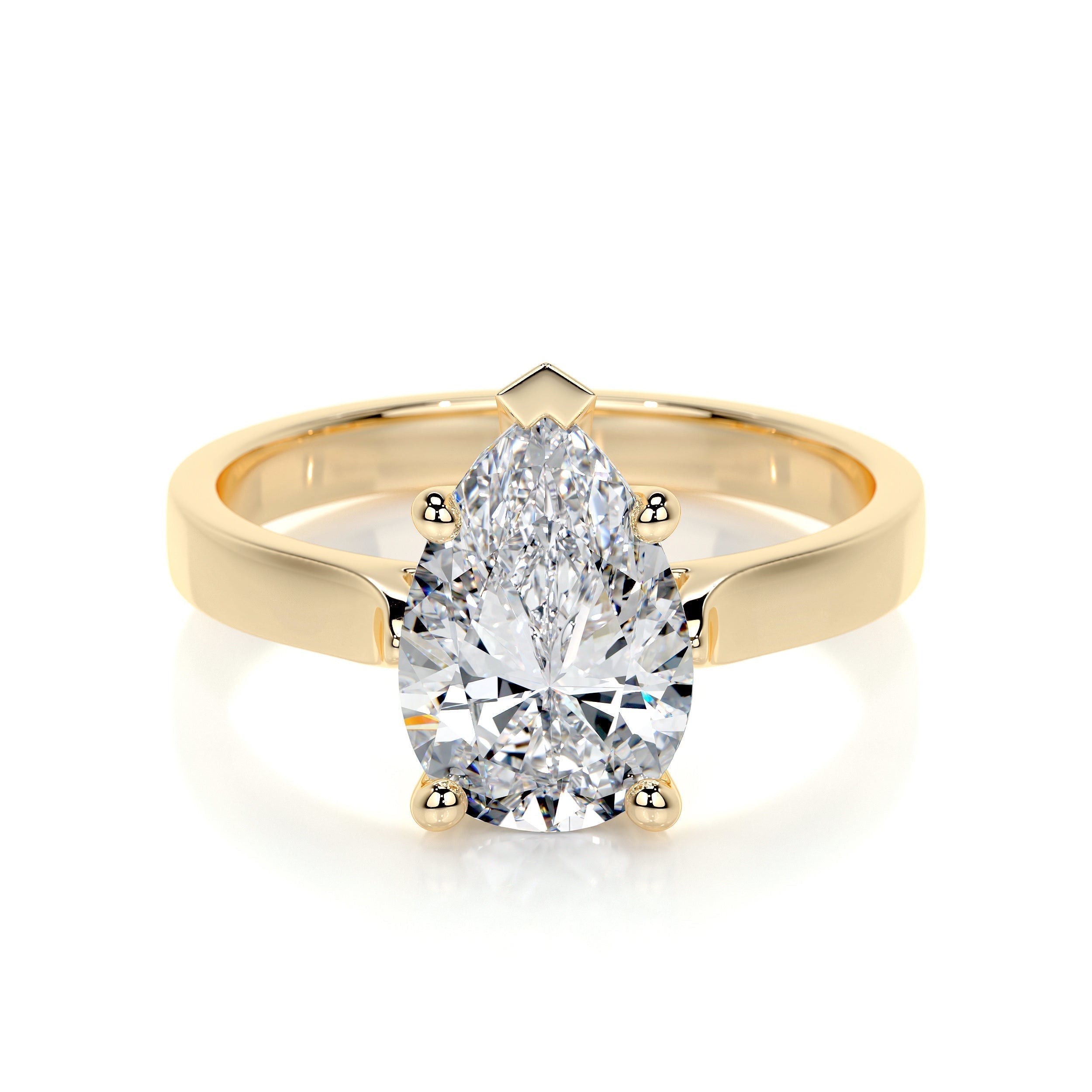 2.0 CT Round Solitaire CVD E/VS2 Diamond Engagement Ring 16