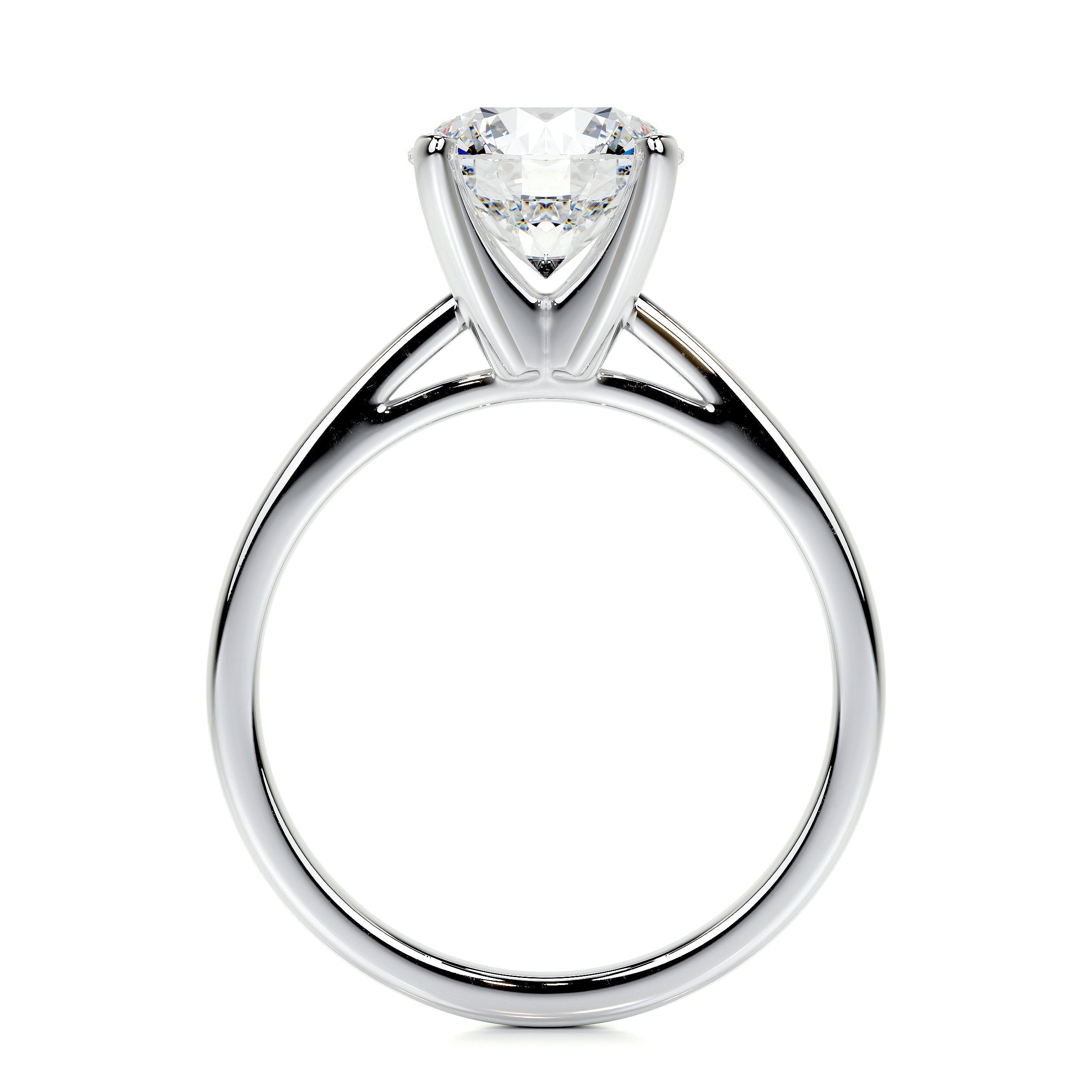 2.0 CT Round Solitaire CVD H/VS2 Diamond Engagement Ring 6