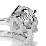 1.50 CT Round Solitaire CVD F/VS Diamond Bridal Ring Set 5