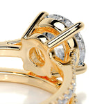 1.50 CT Round Solitaire CVD F/VS Diamond Bridal Ring Set 8