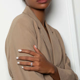 1.50 CT Princess Solitaire CVD F/VS Diamond Bridal Ring Set 15