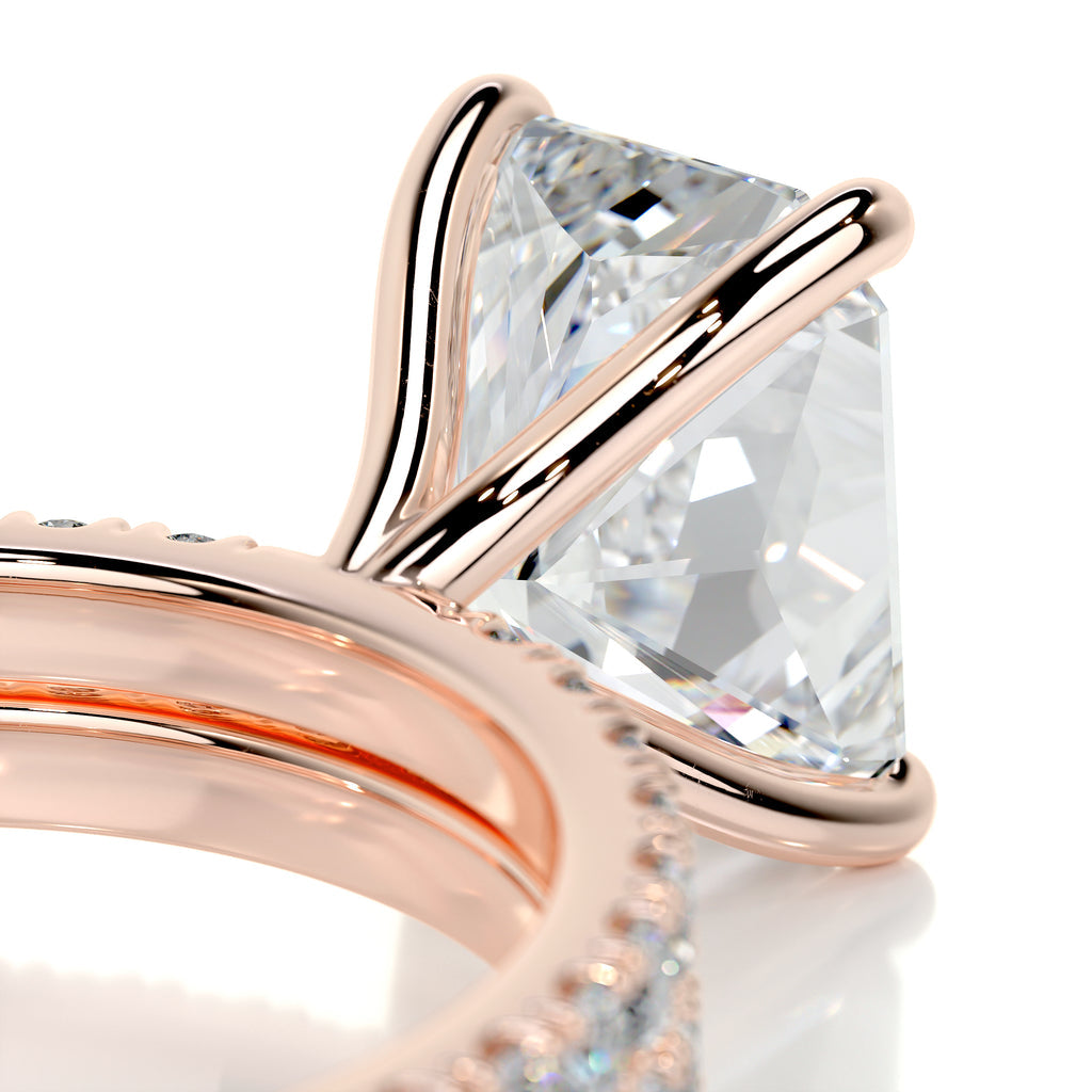 1.50 CT Radiant Solitaire CVD F/VS Diamond Bridal Ring Set 15