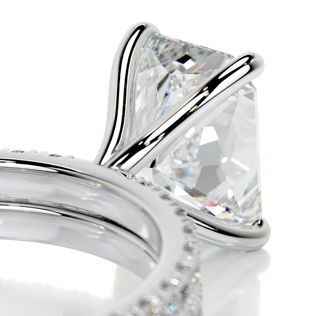1.50 CT Radiant Solitaire CVD F/VS Diamond Bridal Ring Set 5