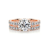 1.50 CT Round Solitaire CVD F/VS Diamond Bridal Ring Set 13