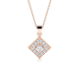 0.25 CT Round CVD F/VS Diamond Necklace 11