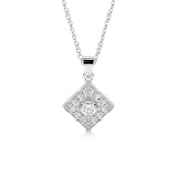 0.25 CT Round CVD F/VS Diamond Necklace 1