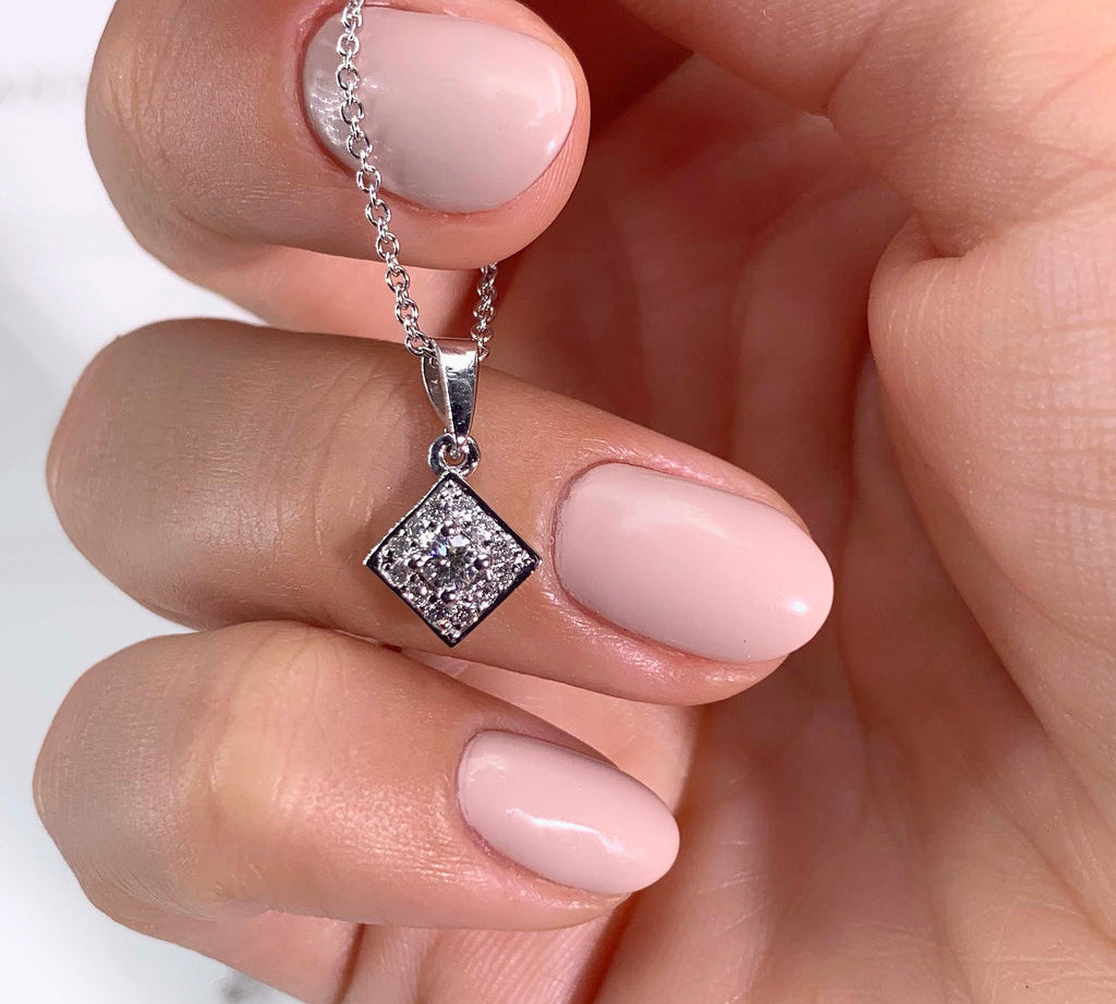 0.25 CT Round CVD F/VS Diamond Necklace 3