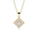 0.25 CT Round CVD F/VS Diamond Necklace 8