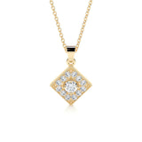 0.25 CT Round CVD F/VS Diamond Necklace 8