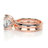 2.0 CT Princess Solitaire CVD F/VS Diamond Bridal Set 16