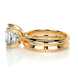 2.0 CT Princess Solitaire CVD F/VS Diamond Bridal Set 11