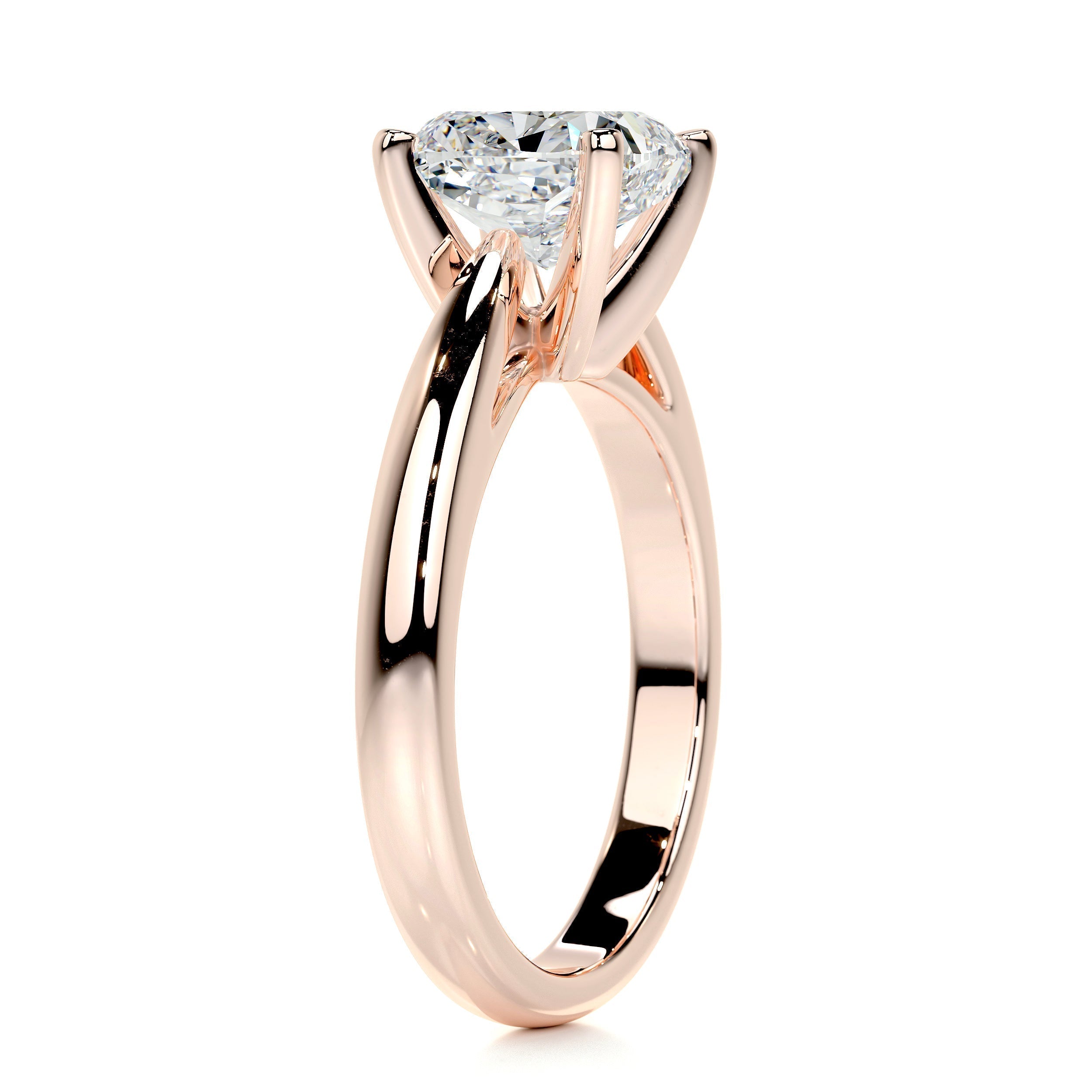 1.5 CT Cushion Solitaire CVD E/VS2 Diamond Engagement Ring 13