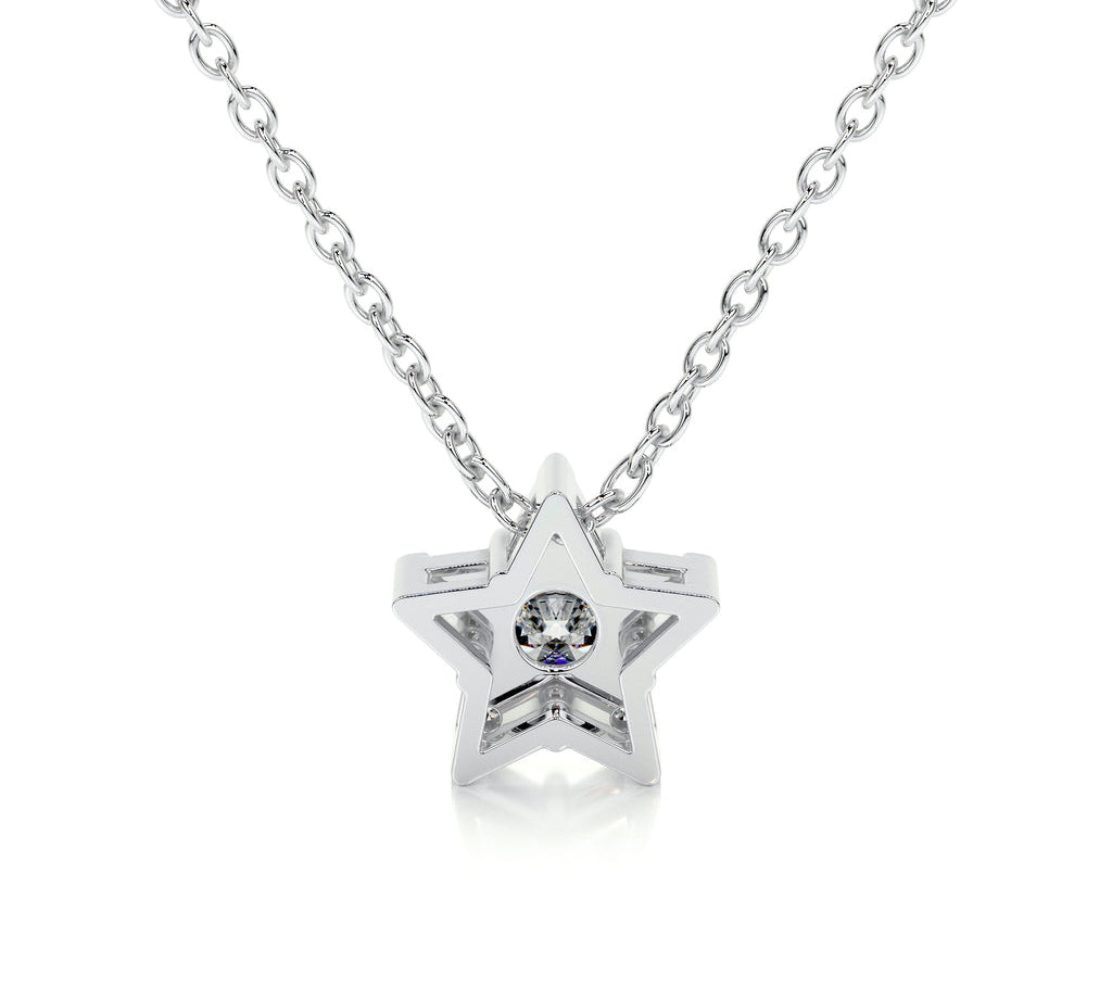 0.25 CT Round CVD F/VS Diamond Necklace 3