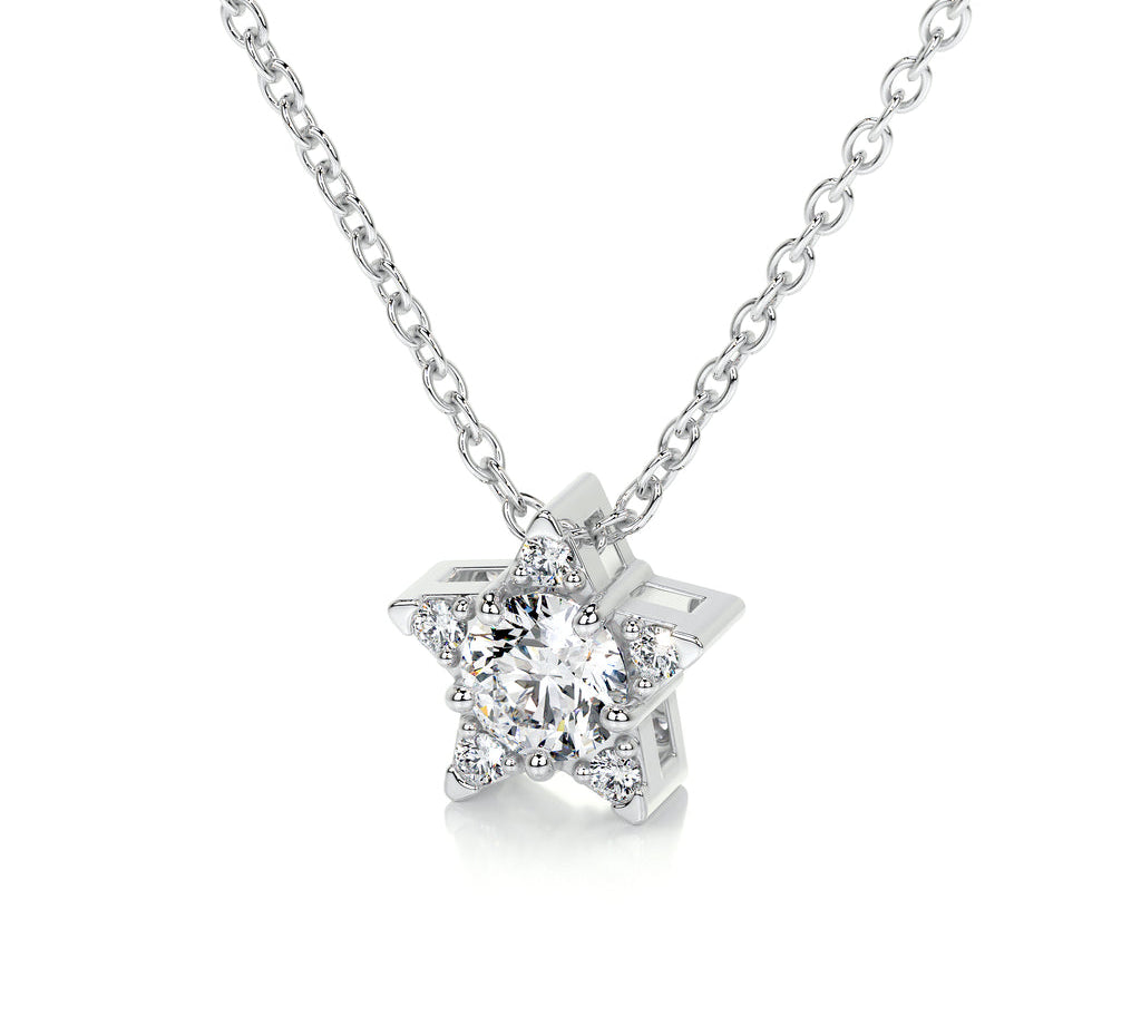 0.25 CT Round CVD F/VS Diamond Necklace 2