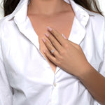 1.0 CT Round Solitaire CVD F/VVS2 Diamond Bridal Ring Set 12