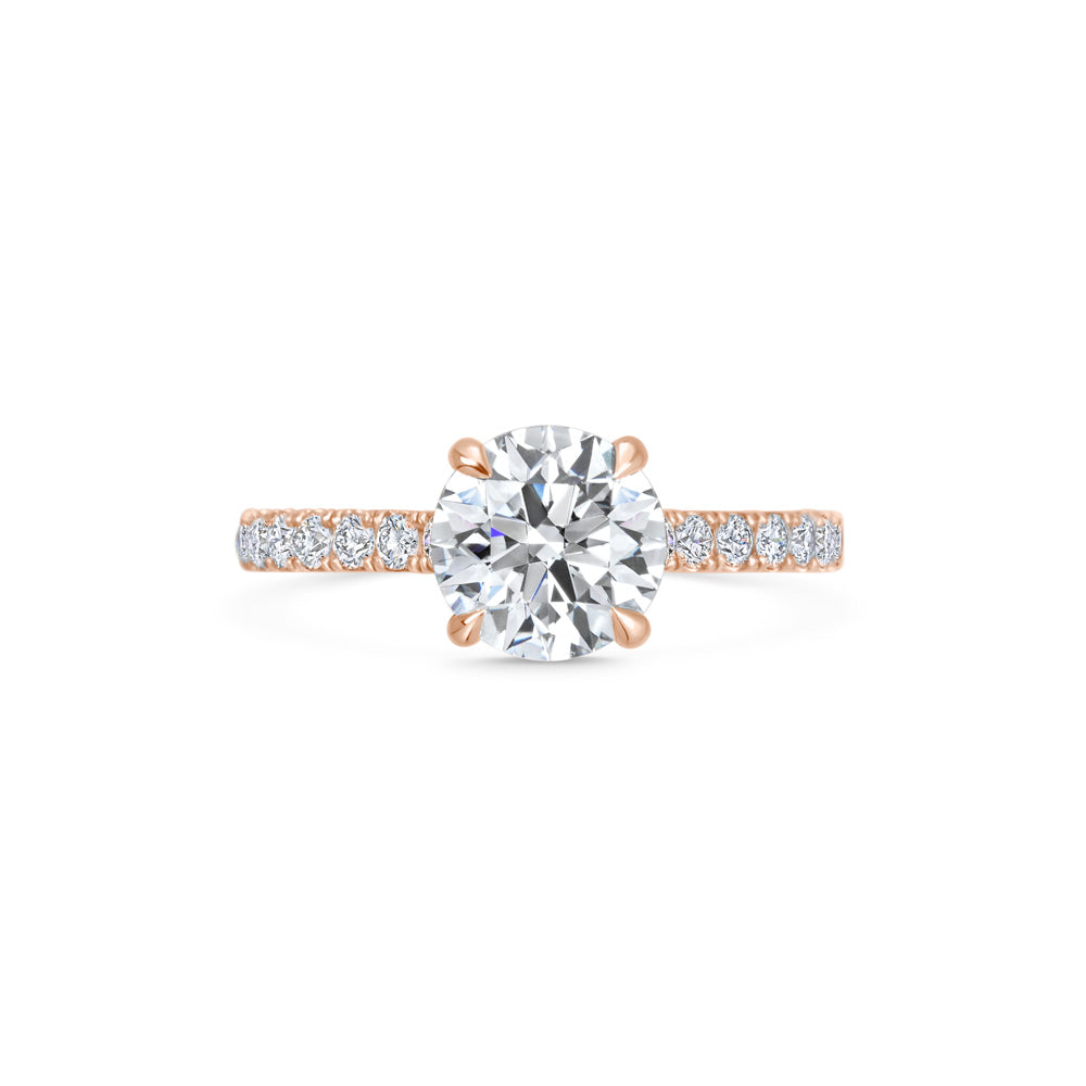 1.5 CT Round Solitaire CVD F/VVS1 Diamond Engagement Ring 5