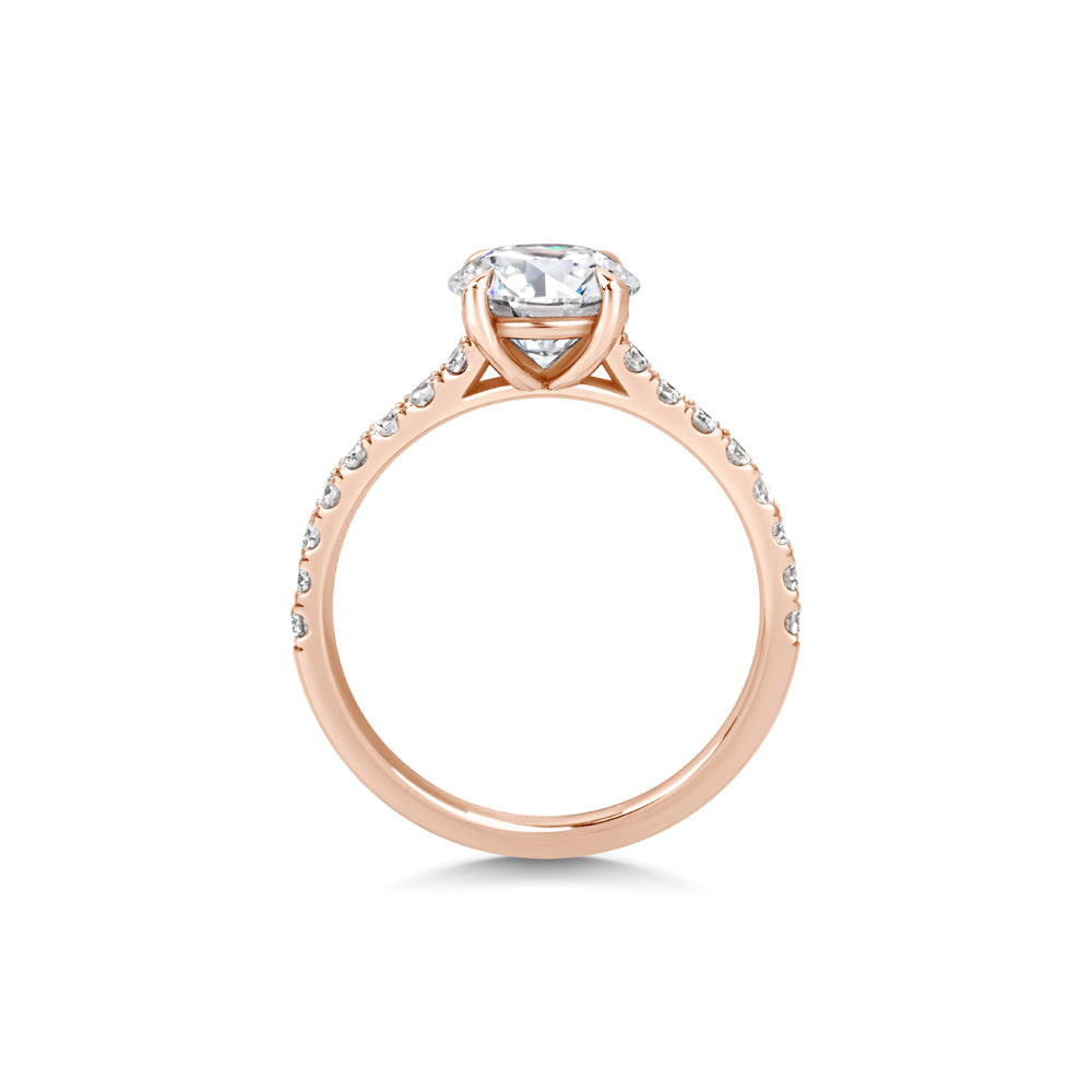 1.5 CT Round Solitaire CVD F/VVS1 Diamond Engagement Ring 7