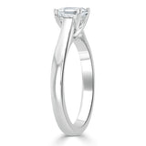 1.0 CT Princess Cut Solitaire Moissanite Engagement Ring 3