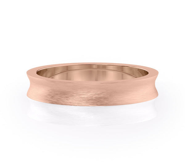 Classic Brushed Finish Wedding Band For Men 3