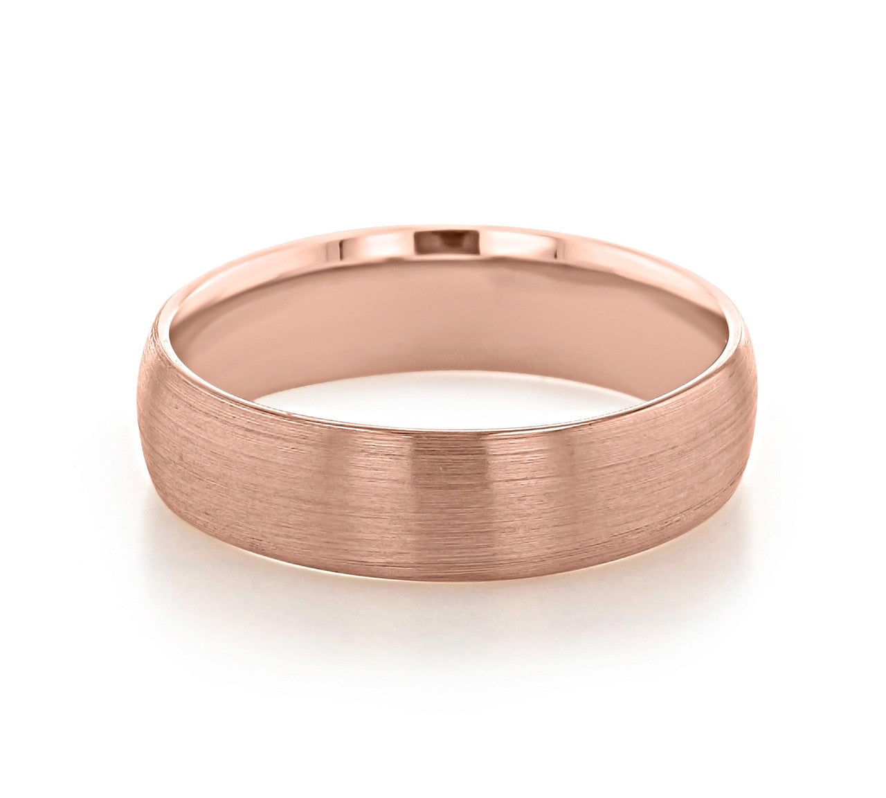 Brushed Finish Classic Men's Wedding Band 1