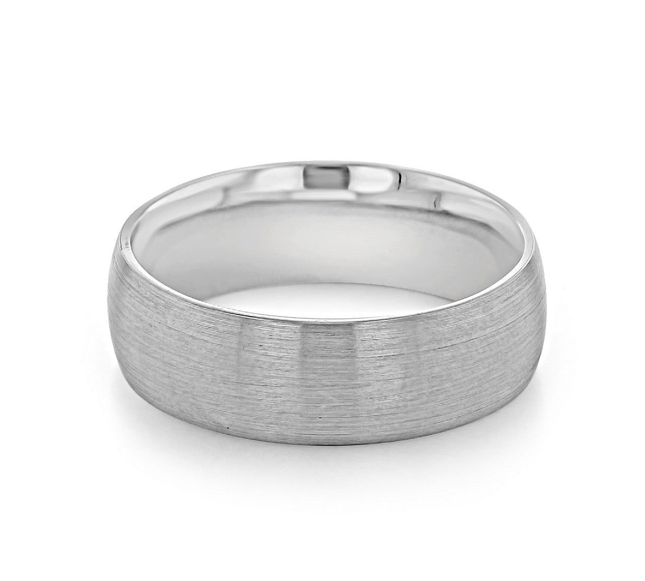 Brushed Finish Classic Men's Wedding Band 1