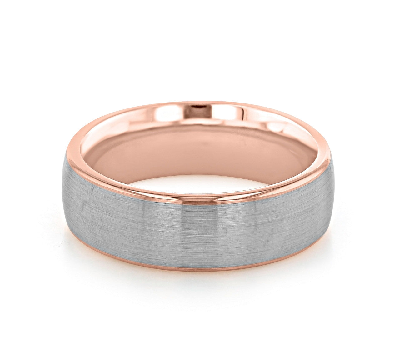 Brushed Finish Classic Wedding Band For Men 3