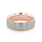 Brushed Finish Classic Wedding Band For Men 3