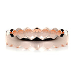 Hexagon Form Polished Finish Classic Men's Band 12