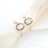 1.33 CT Oval Cut Three Stone Moissanite Engagement Ring 14