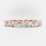 0.80 TCW Marquise and Round Cut Alternative Style Wedding Band 6