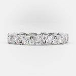 0.80 TCW Marquise and Round Cut Alternative Style Wedding Band 4