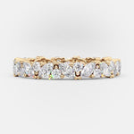 0.80 TCW Marquise and Round Cut Alternative Style Wedding Band 5
