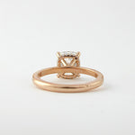 1.5 CT Cushion Hidden Halo & Pave Moissanite Engagement Ring 3