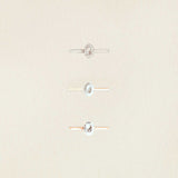 0.70 CT Oval Shaped Moissanite Solitaire Engagement Ring 7