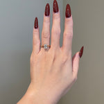 1.0 CT Emerald Shaped Moissanite Solitaire Engagement Ring 3