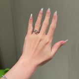 2.0 CT Heart Shaped Moissanite Solitaire Engagement Ring 3