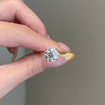 3.0 CT Round Shaped Moissanite Solitaire Engagement Ring 1